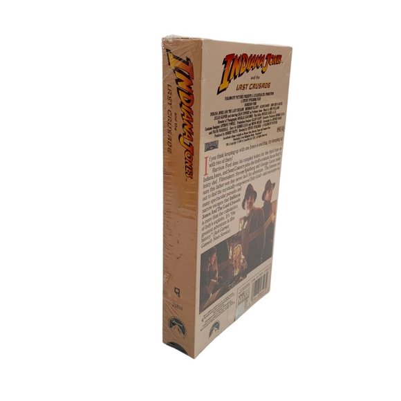Indiana Jones and the Last Crusade VHS Harrison Ford Watermark Factory Sealed - Picture 6 of 9